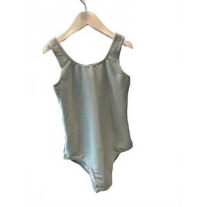NEW PLANET SEA girls ribbed one-piece swimsuit in aqua